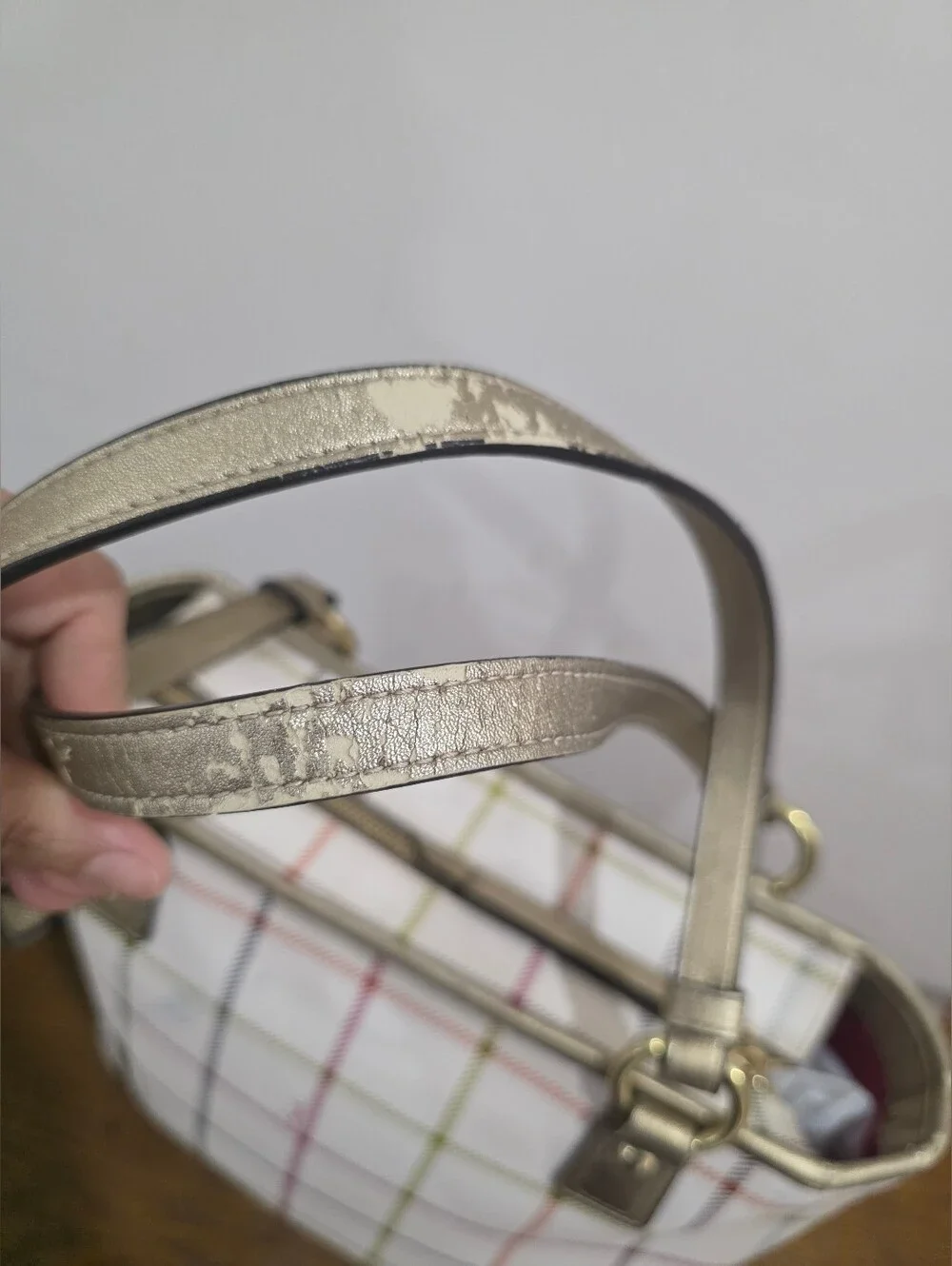 Coach signature coated